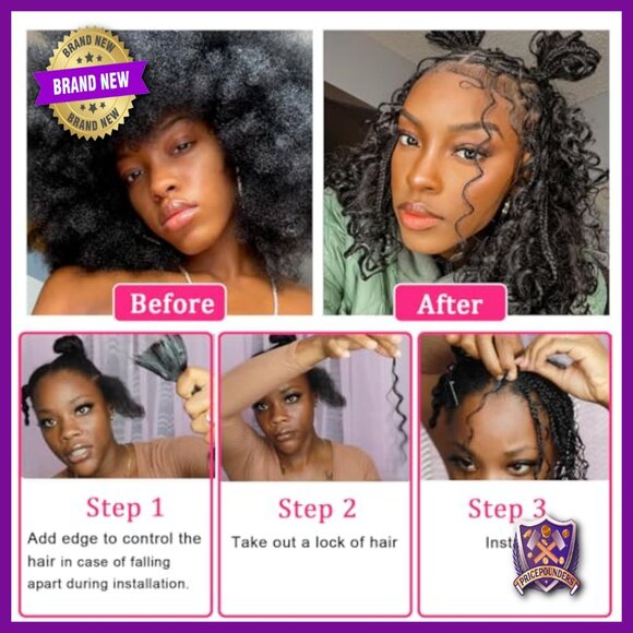 14 Inch Deep Wave Human Hair Extensions for Braiding 50G Bundle